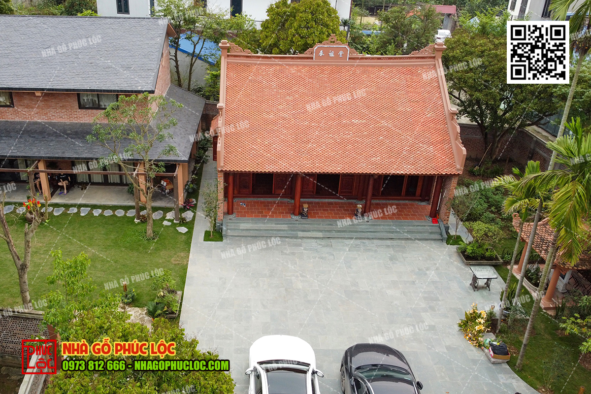 Kiến trúc nhà gỗ lim 3 gian cổ truyền