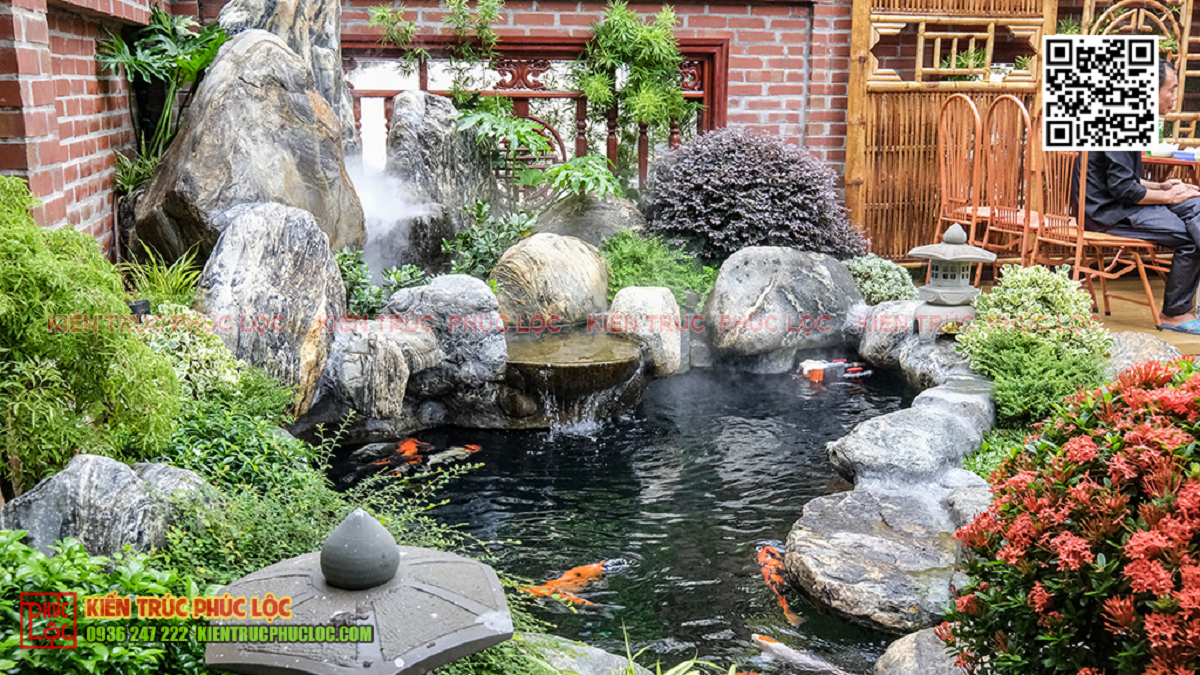 Yếu tố nước khi làm hòn non bộ