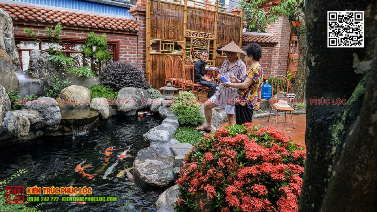 Cách bố trí hòn non bộ hợp phong thuỷ